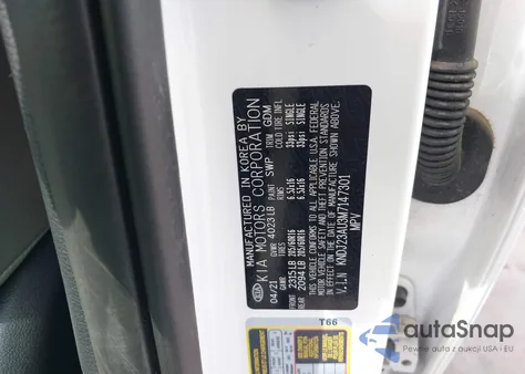 2021 Kia Soul Lx из США, поврежденный, VIN KNDJ23AU3M7147301